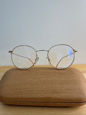 Calvin Klein 90’s Style Gold Metal Round Frames - Style CK5460 714 49-20 145